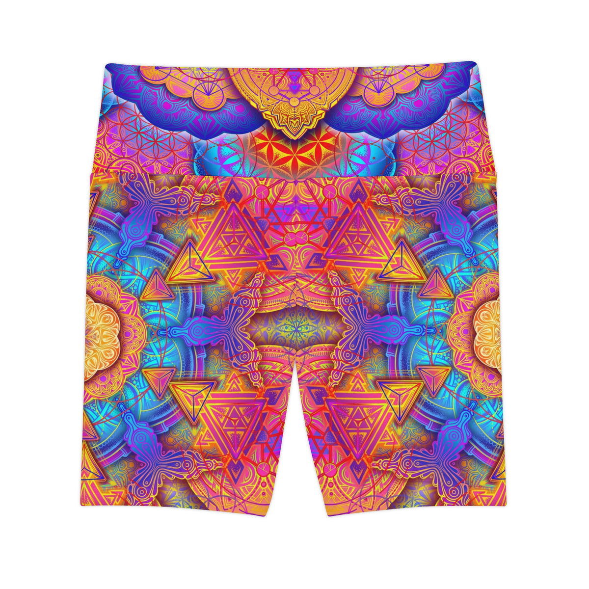 Sunset Mandala Workout Shorts