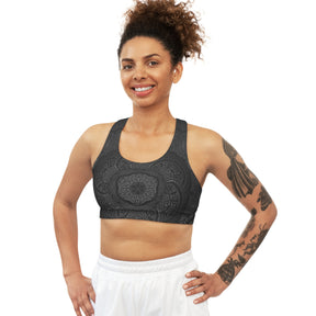 Blackout Mandala Seamless Sports Bra