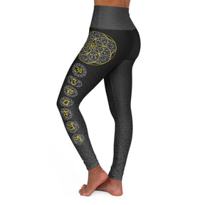 Seed of Life Chakra - High Waisted Yoga Leggings