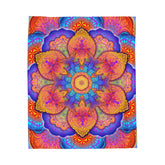 Psychedelic Mandala - Velveteen Plush Blanket