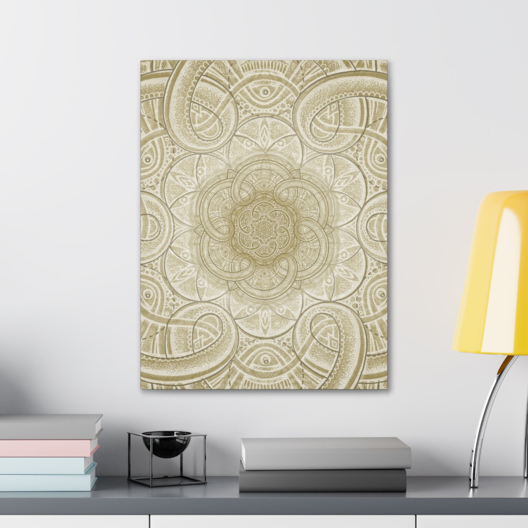 Sacred Geometry Mandala Canvas Print