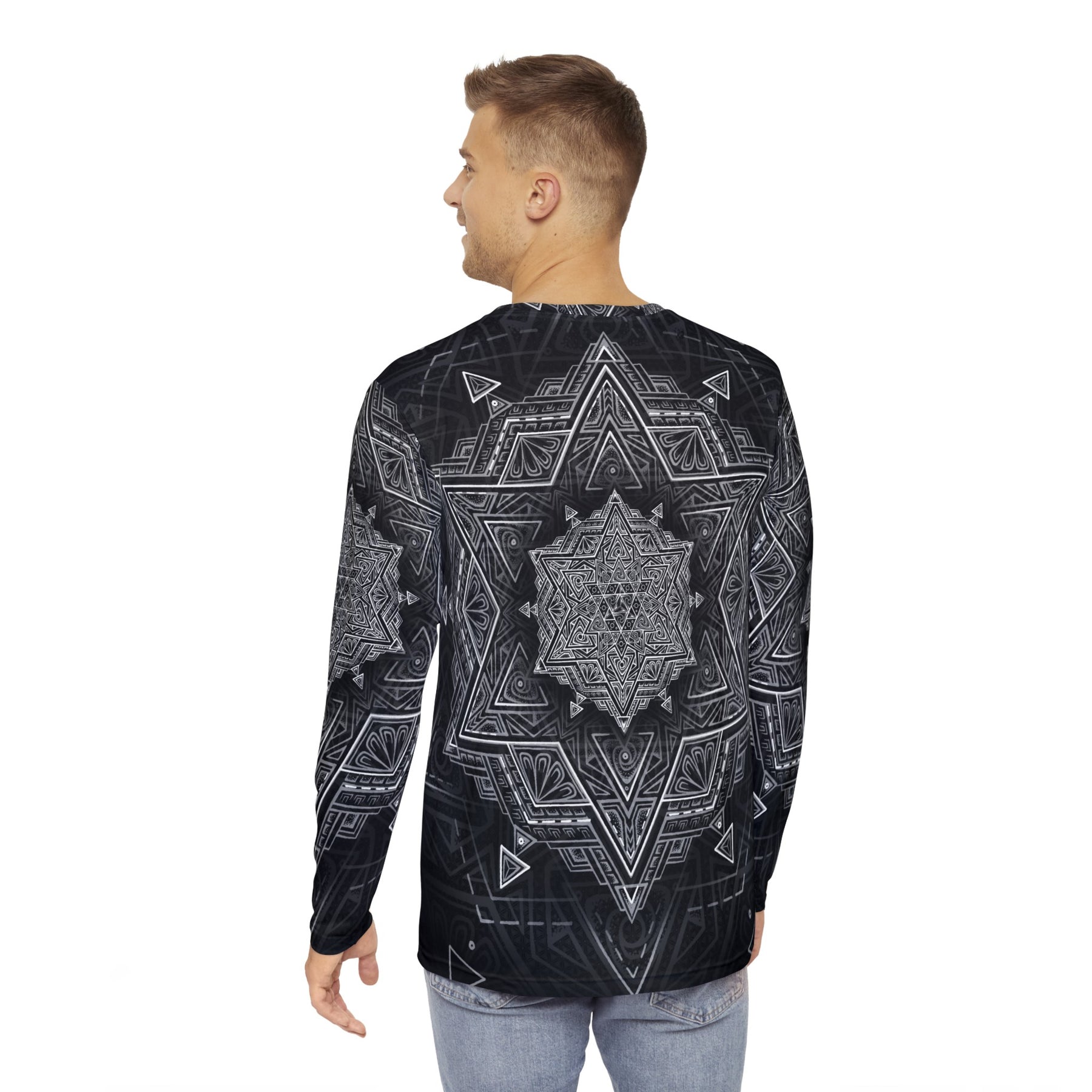 Star Tetrahedron Men's Long Sleeve Shirt