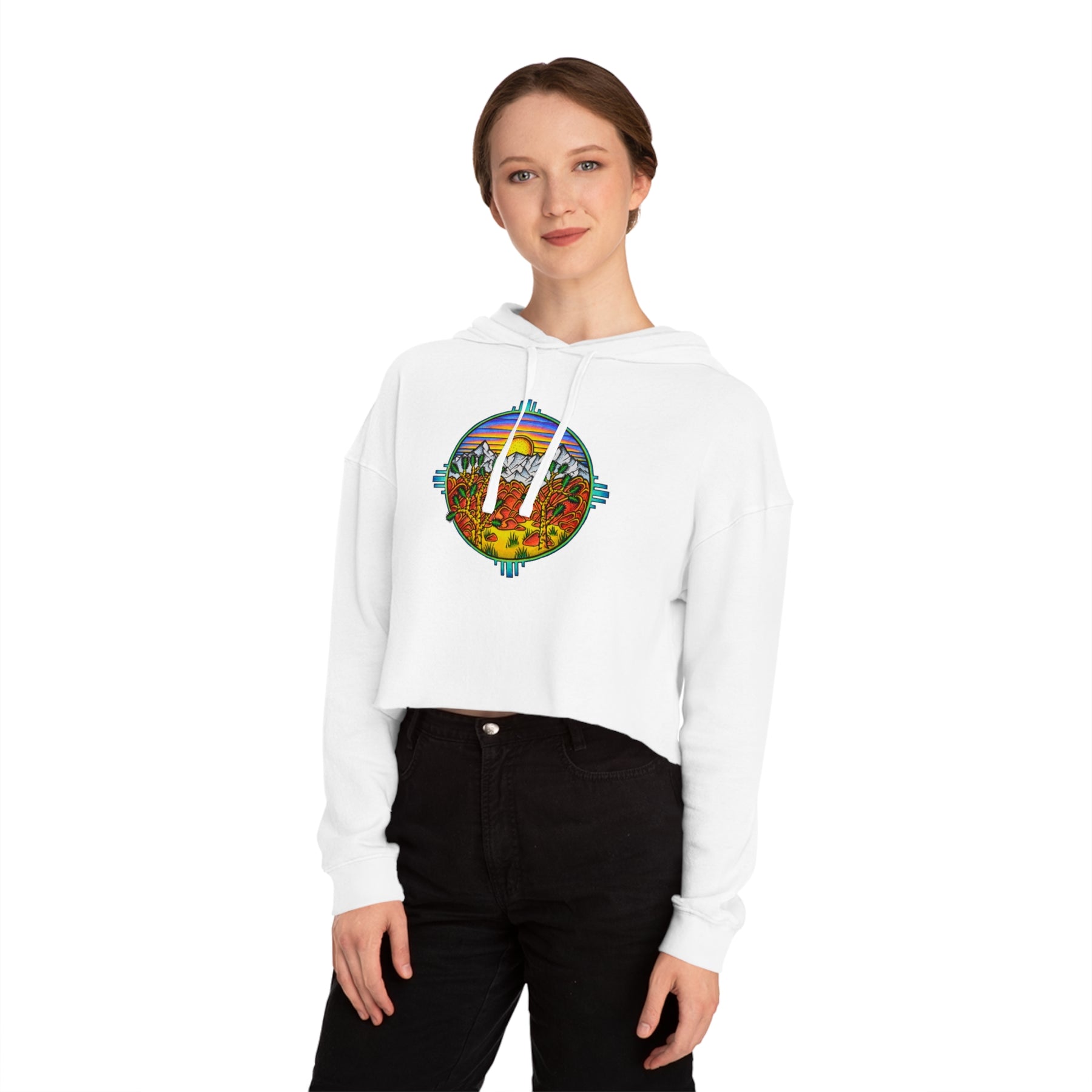 Joshua Tree - Women’s Cropped Hooded Sweatshirt