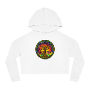 Tree - Women’s Cropped Hooded Sweatshirt