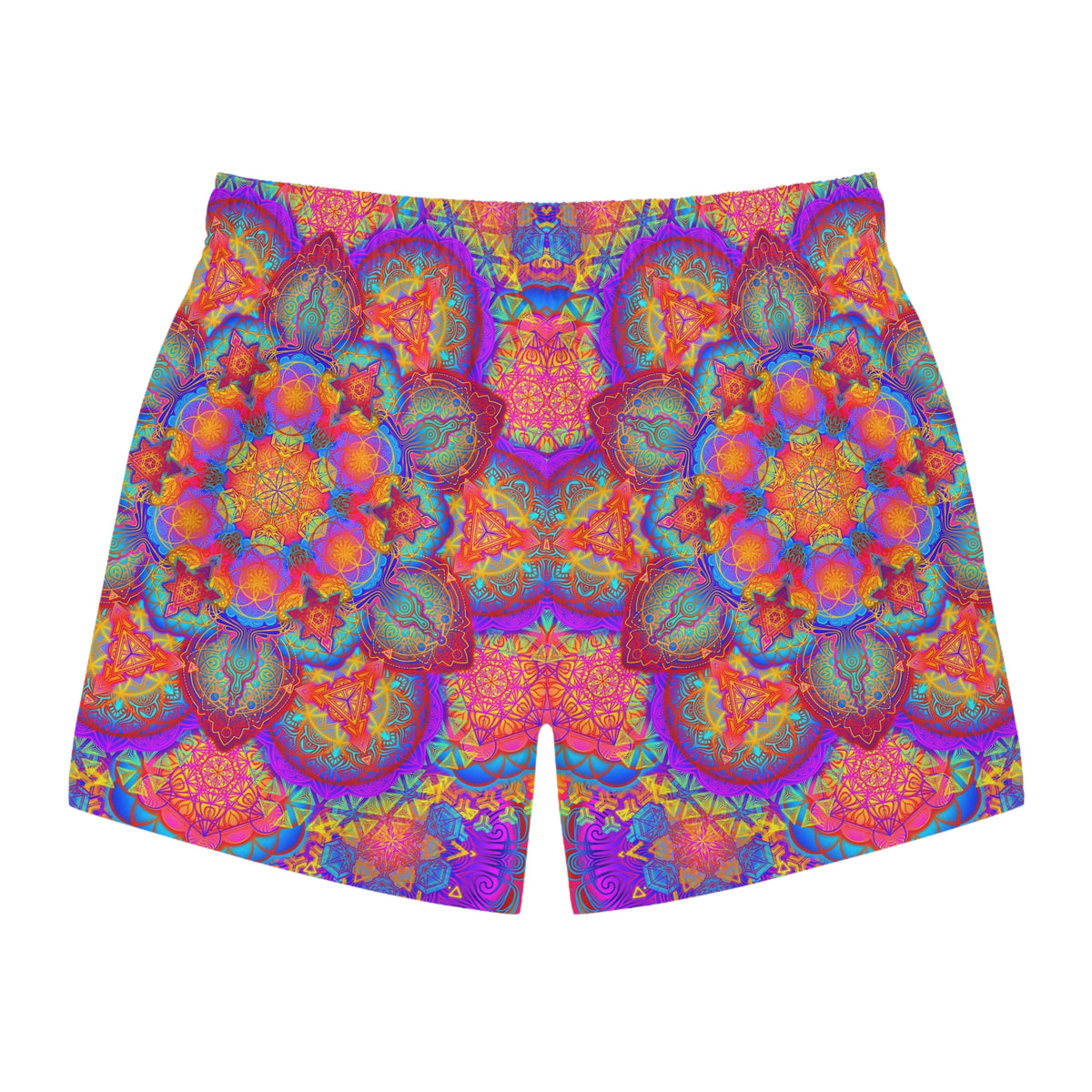 Psychedelic Mandala Swim Trunks