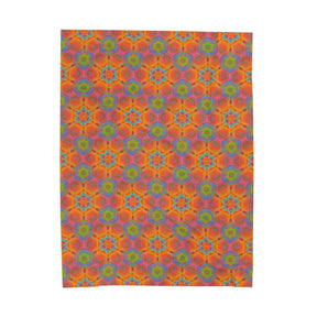 Sacred Geometry Mandala Velveteen Plush Blanket