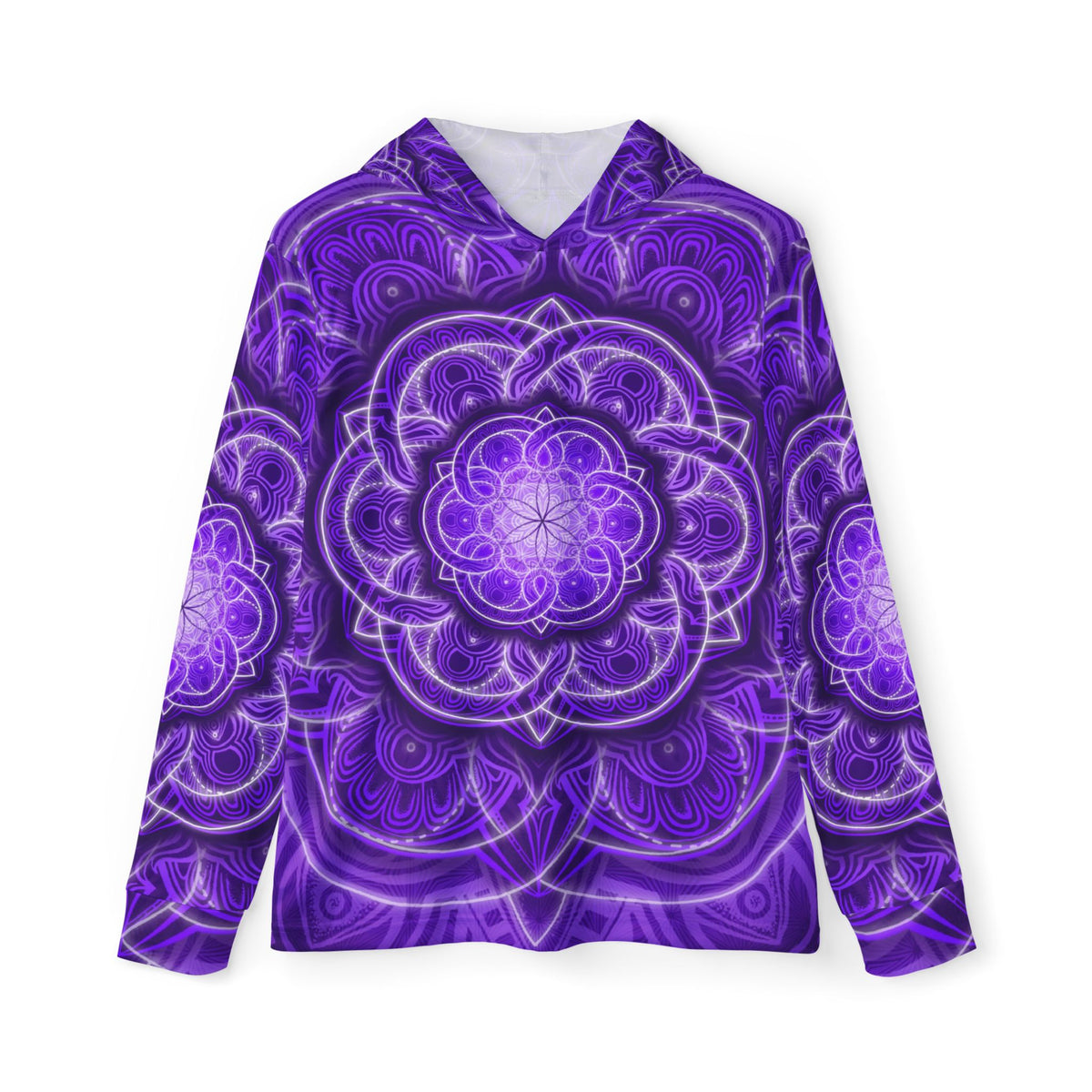 Purple Flower of Life Sun Hoodie