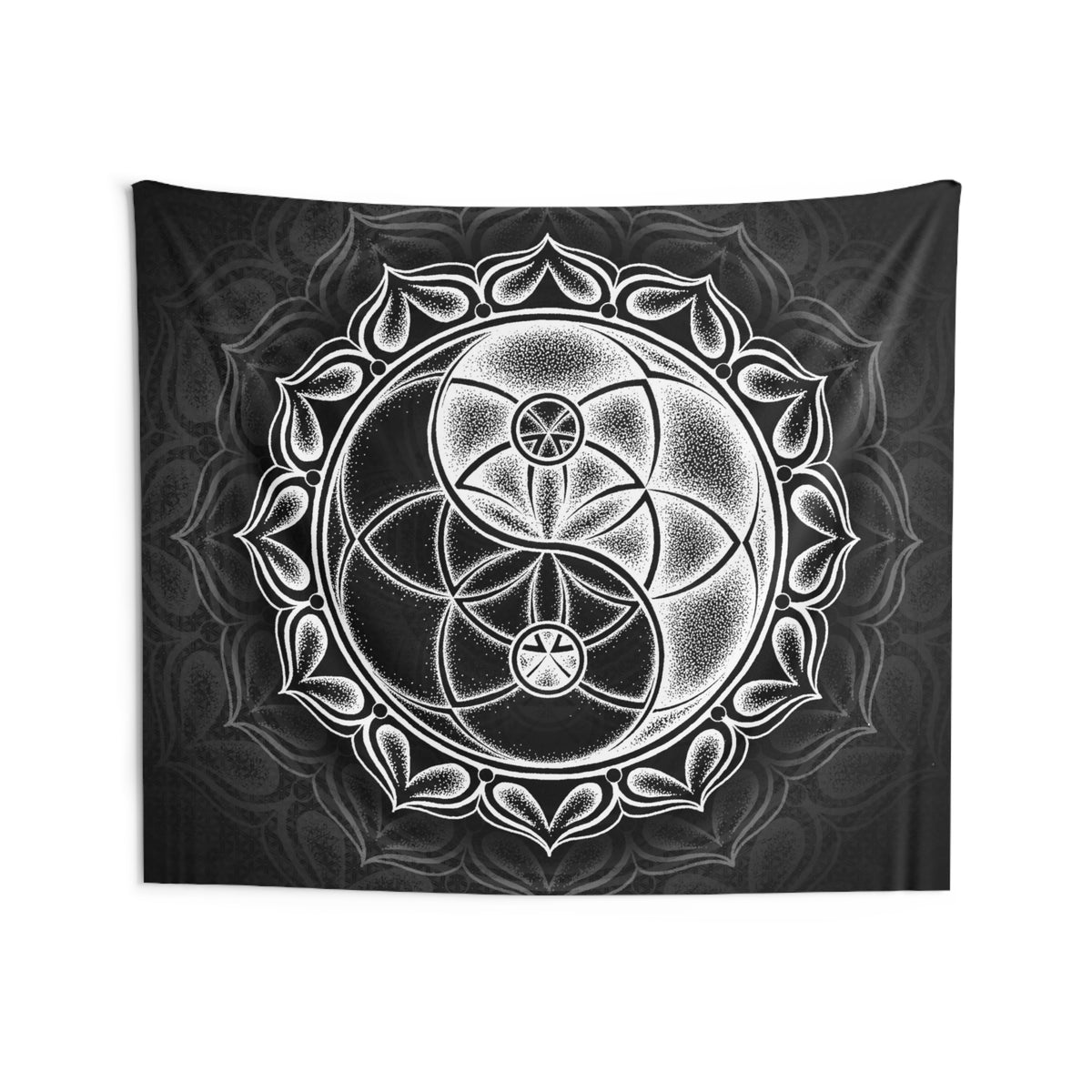 Yin Yang Mandala - Wall Tapestries