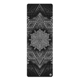 Copy of White Star Tetrahedron Yoga Mat - Sacred Geometry Yoga Mat