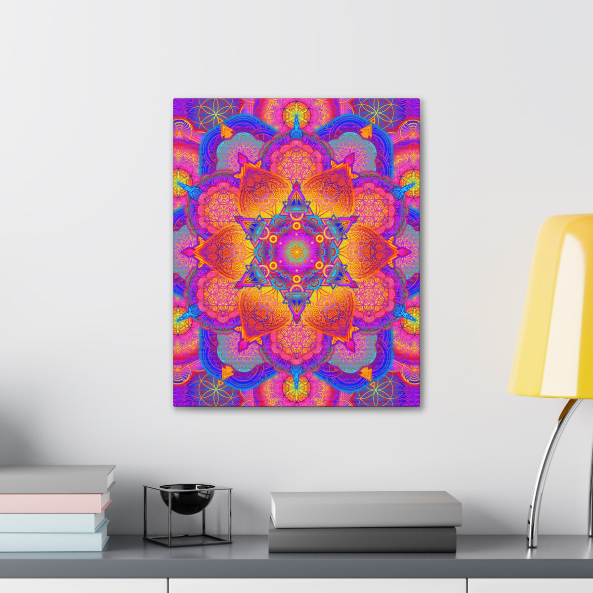 Starburst Mandala Canvas Print