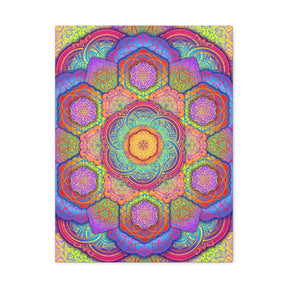 Psychedelic Mandala Canvas Print