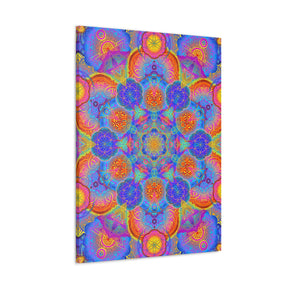 Psychedelic Metatron's Cube Canvas Print