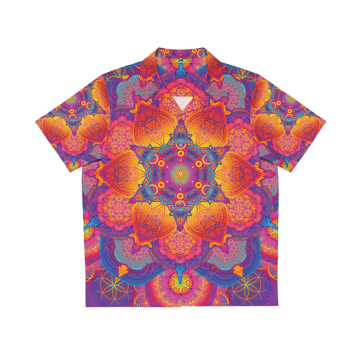 Psychedelic Mandala Hawaiian T-Shirt