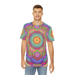 Psychedelic Mandala - Men's Polyester Tee