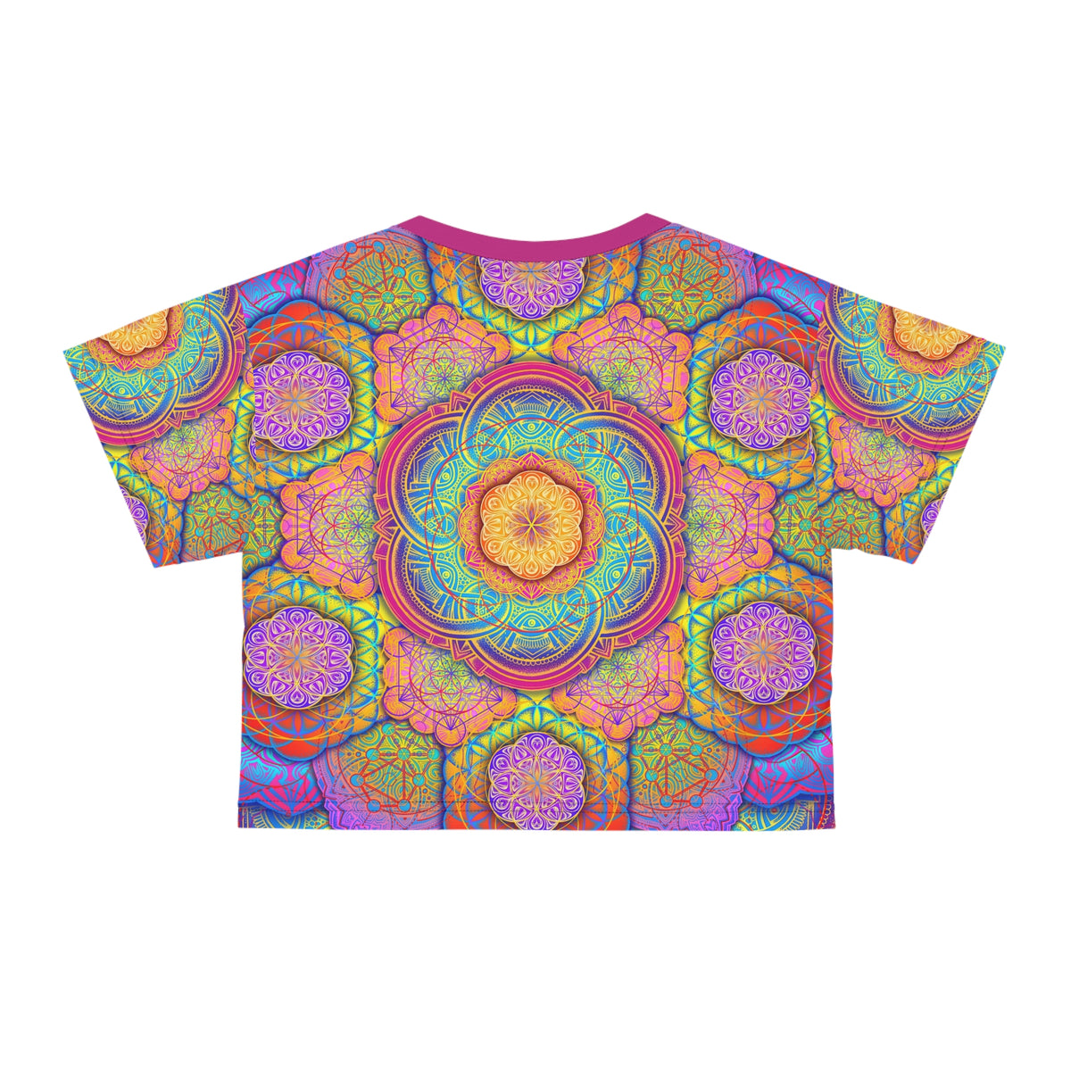 Bicycle Day Mandala Crop Tee