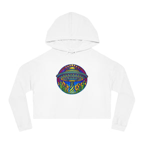 UFO - Women’s Cropped Hooded Sweatshirt