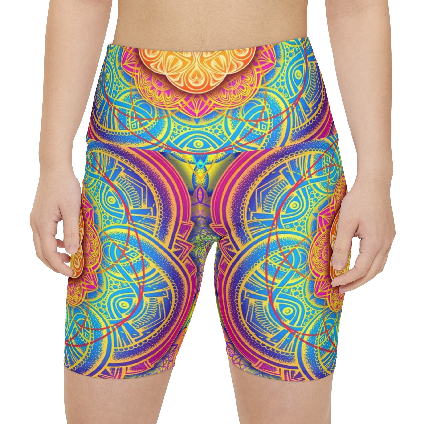 Mandala Workout Shorts