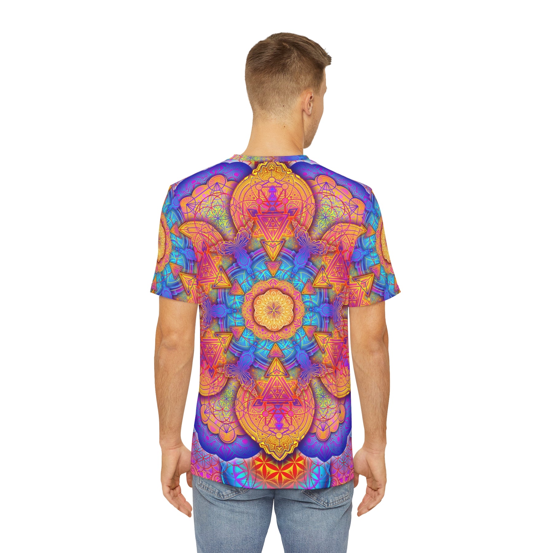 Psychedelic Mandala - Men's Polyester Tee