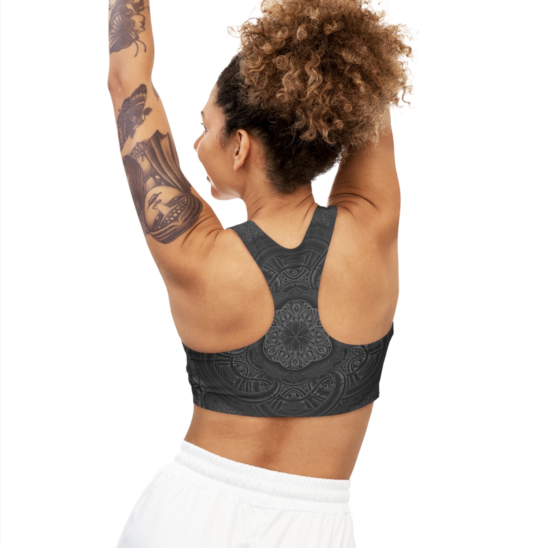 Blackout Mandala Seamless Sports Bra