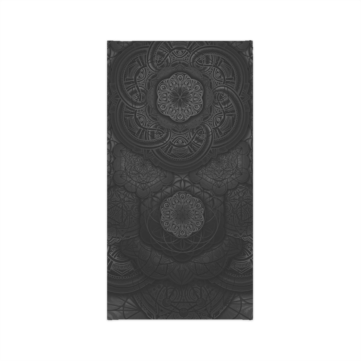 Blackout Mandala Neck Gaiter - Lightweight Stylish Face Covering for Outdoor Adventures