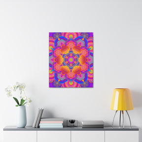 Starburst Mandala Canvas Print