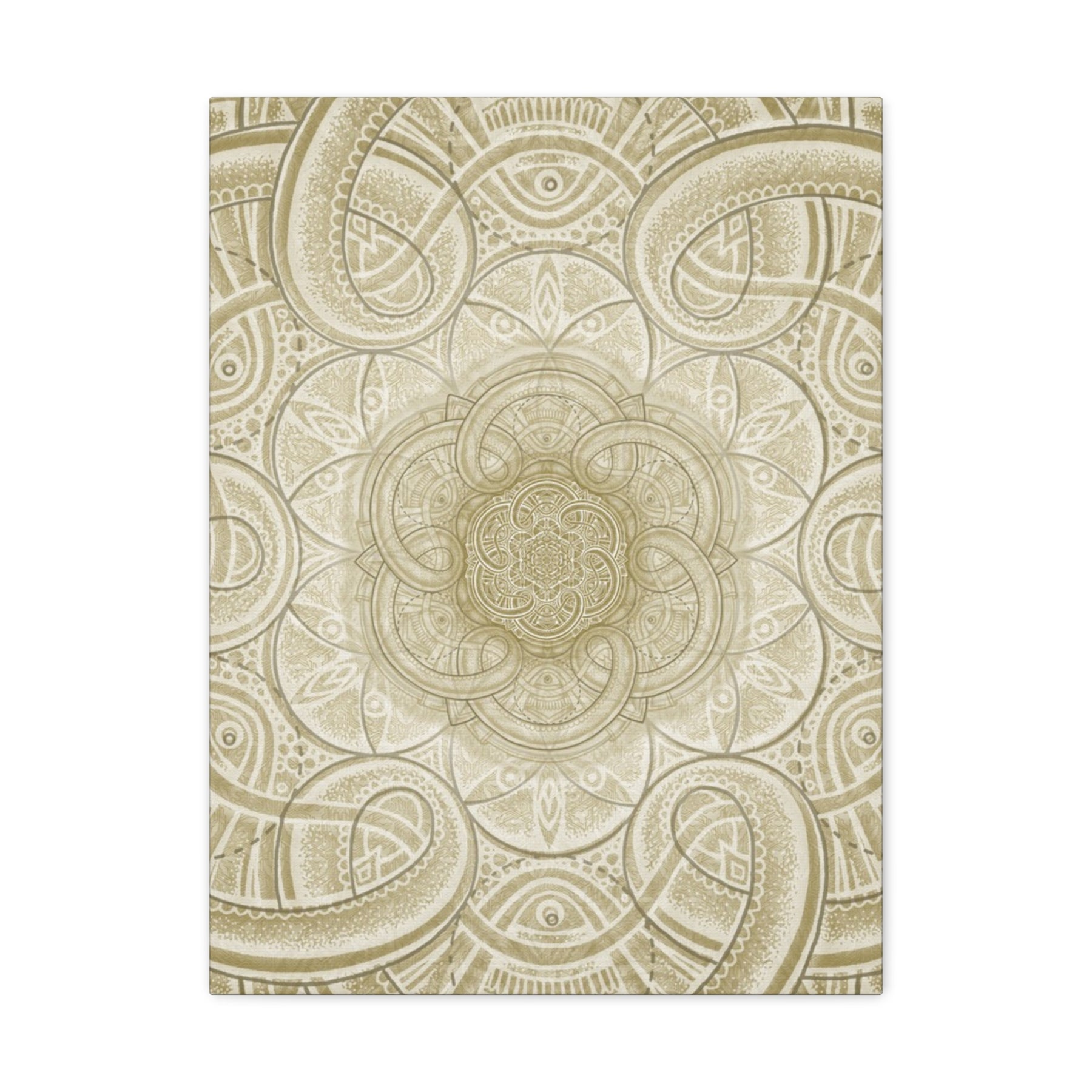 Sacred Geometry Mandala Canvas Print