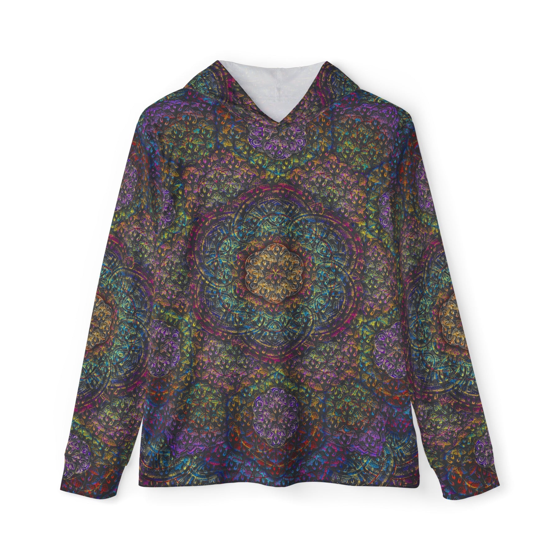 Mushroom Mandala Men's Sun Hoodie