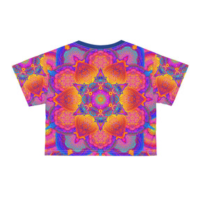 Psychedelic Mandala Crop Tee