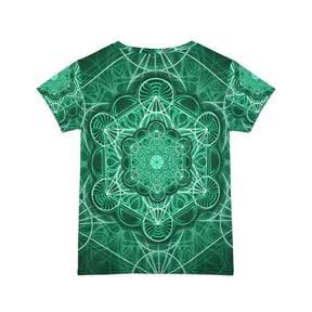 Malachite Mandala - Women's Short Sleeve Shirt