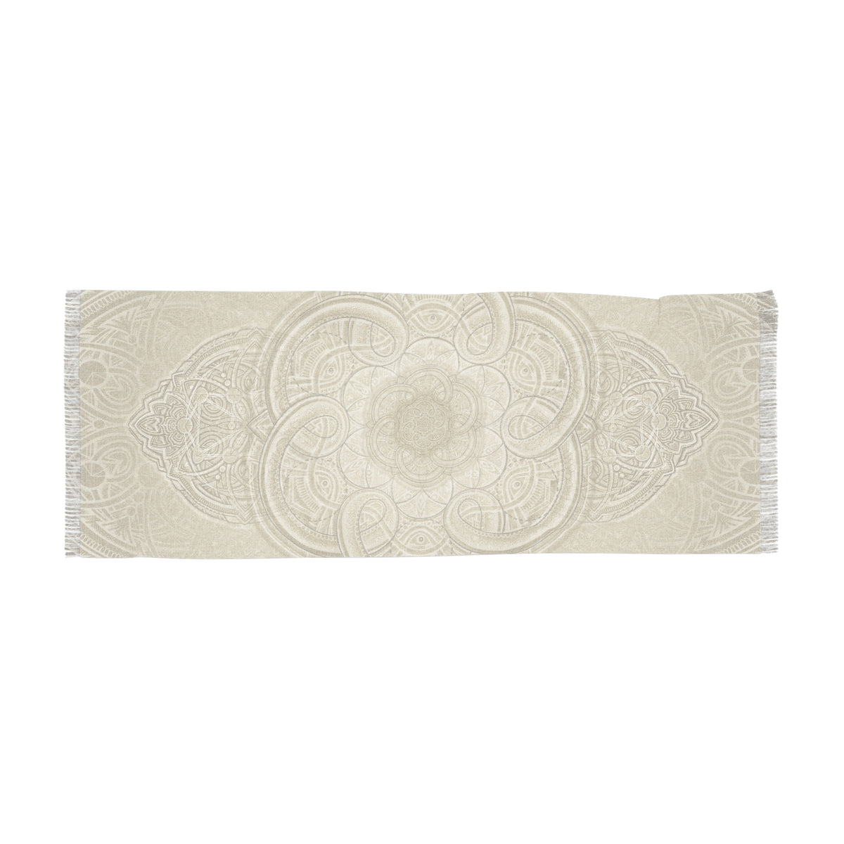 Tan Sacred Geometry Scarf