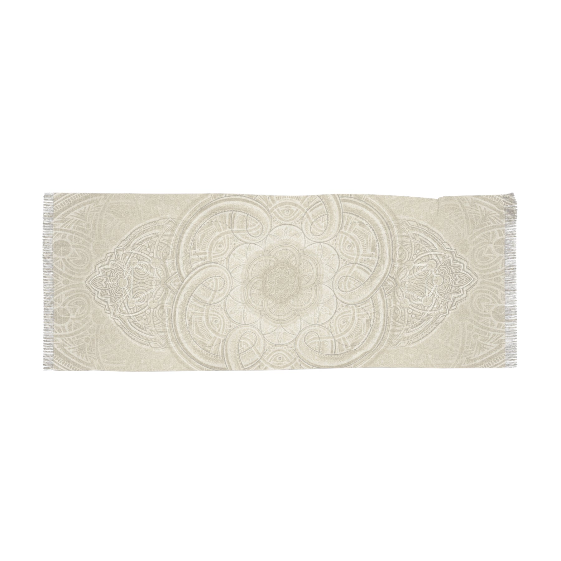 Tan Sacred Geometry Scarf