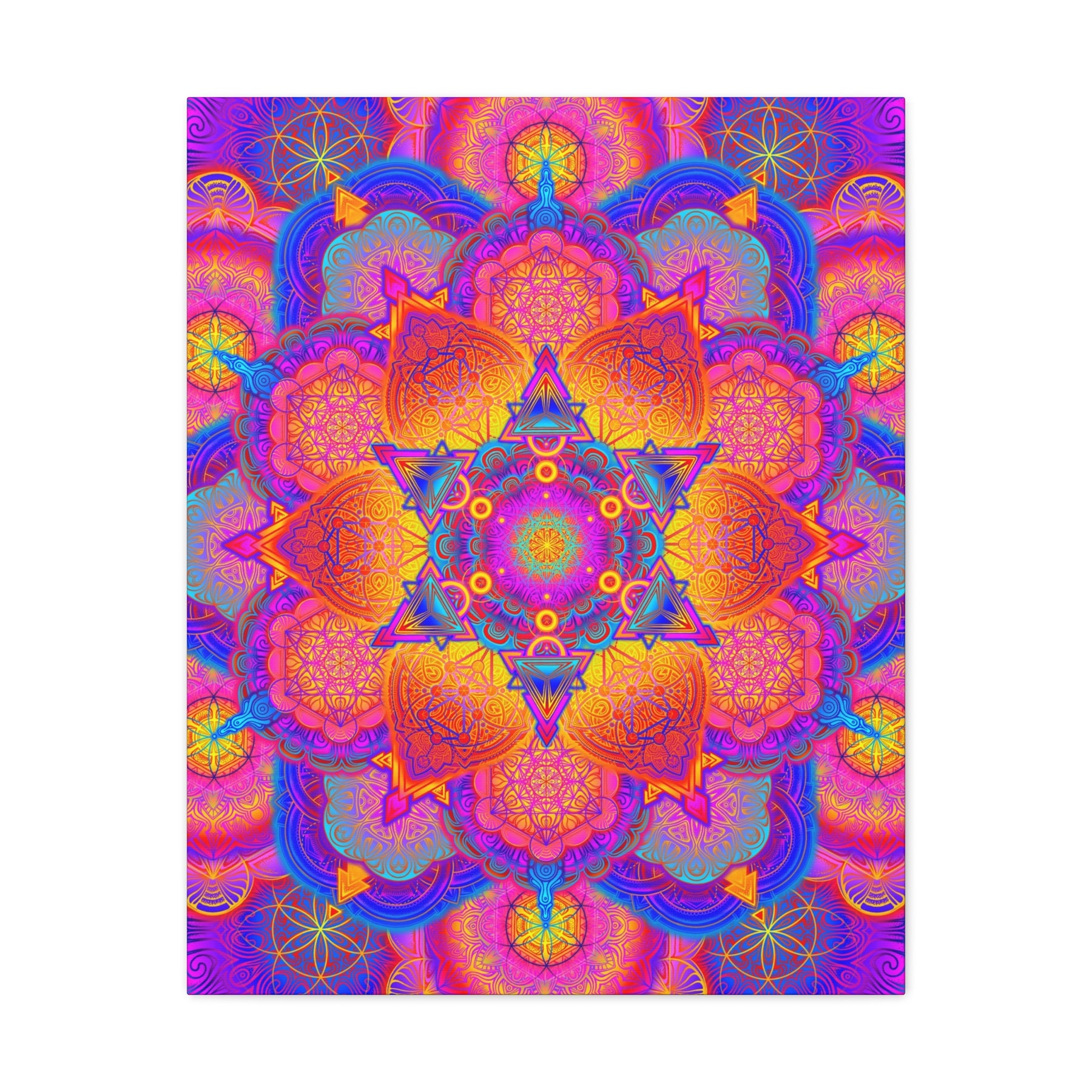 Starburst Mandala Canvas Print