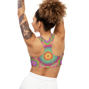 Psychedelic Mandala Sports Bra