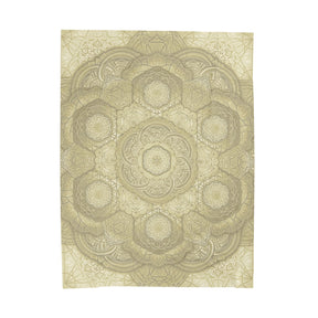 Dust Mandala Velveteen Plush Blanket