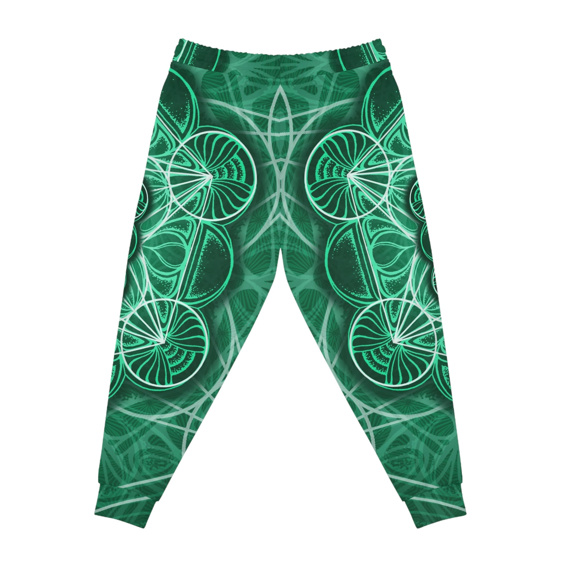 Malachite Mandala Athletic Joggers