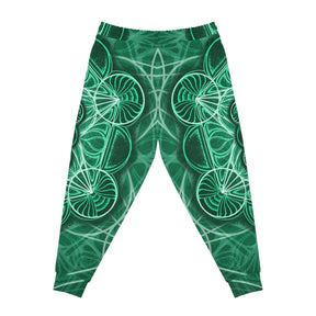 Malachite Mandala Athletic Joggers