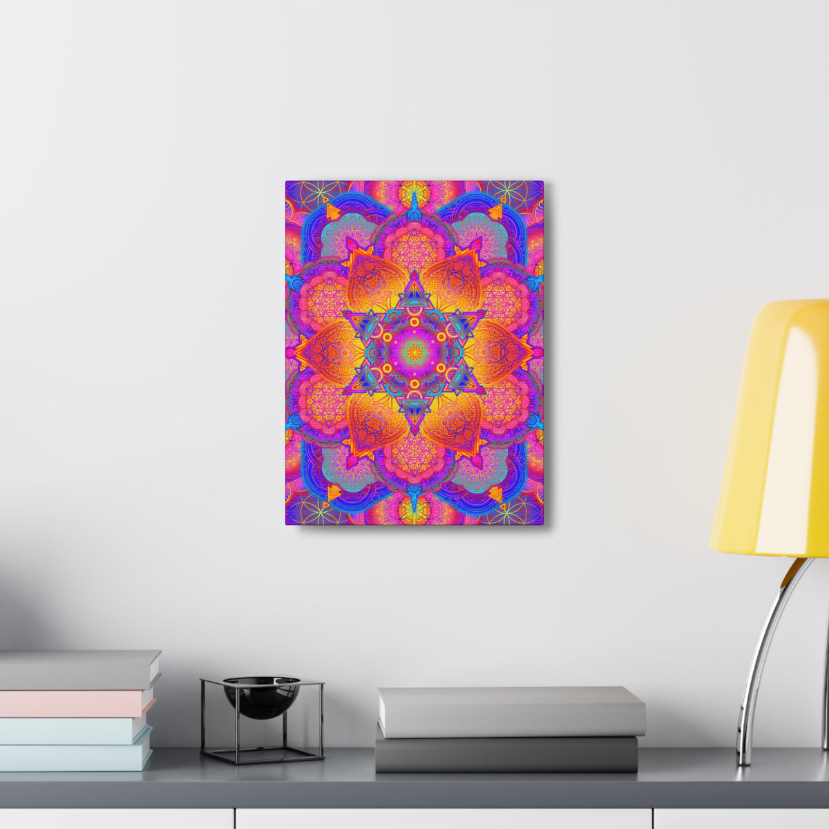 Starburst Mandala Canvas Print