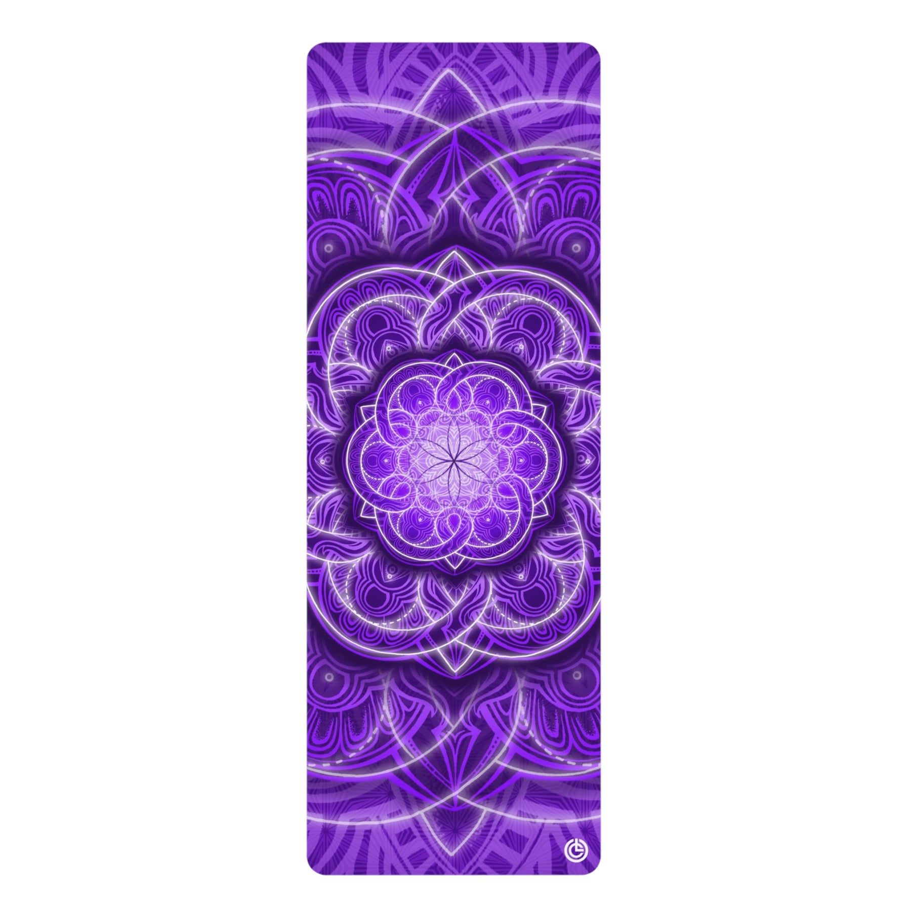 Purple Flower of Life - Yoga Mat