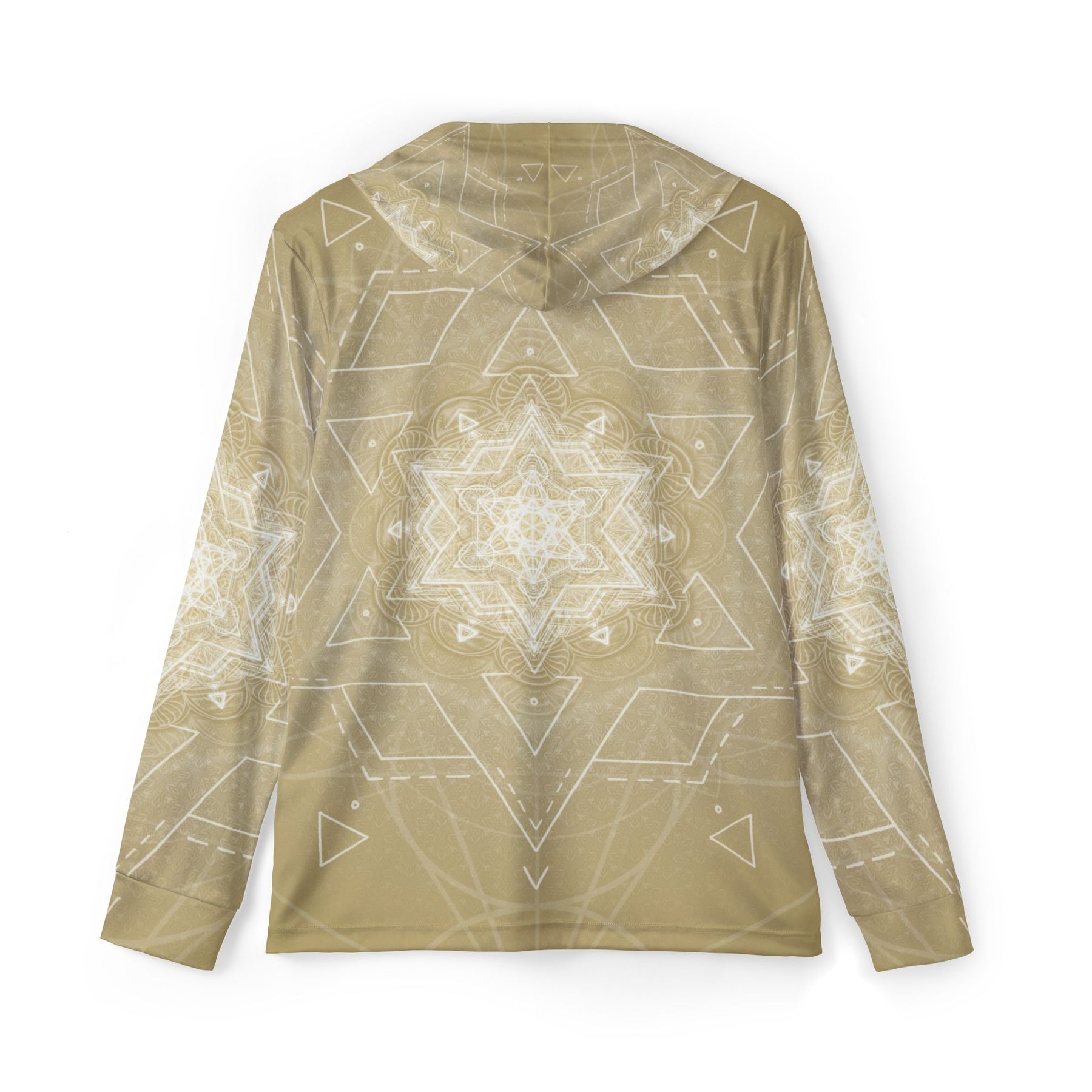 Star Tetrahedron Natural Men's Sun Hoodie