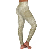 Sacred Geometry Pattern - High Waisted Yoga Leggings