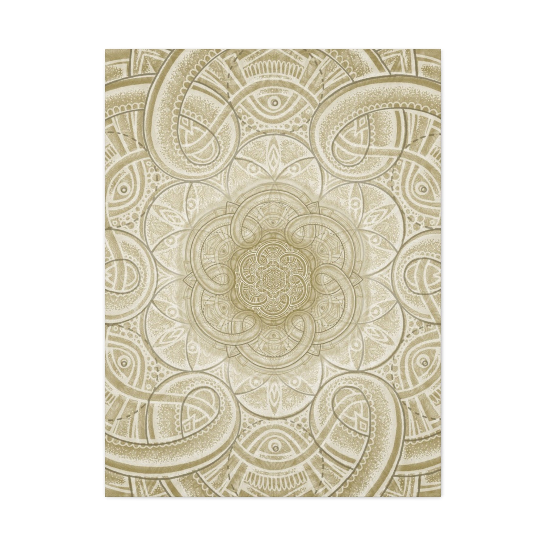 Sacred Geometry Mandala Canvas Print