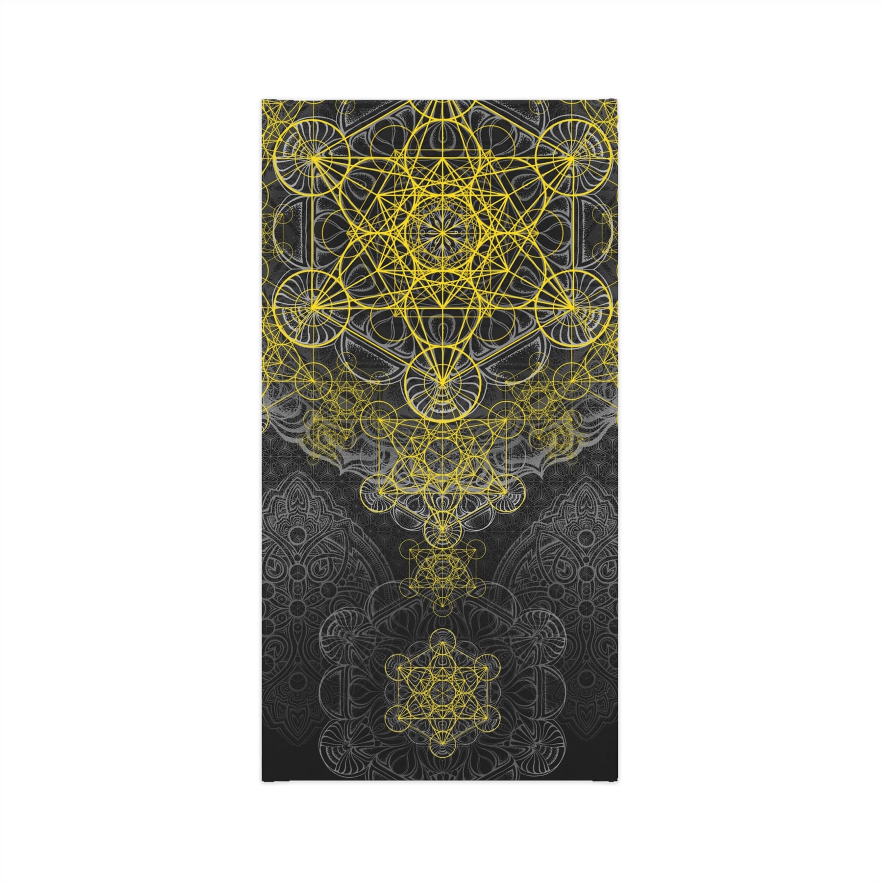 Metatron's Cube Mandala Neck Gaiter - Lightweight Stylish Face Covering for Outdoor Adventures