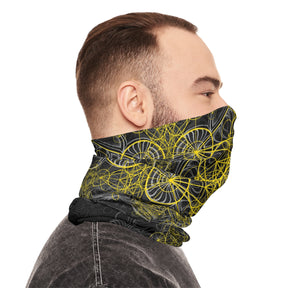 Metatron's Cube Mandala Neck Gaiter - Lightweight Stylish Face Covering for Outdoor Adventures