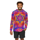 Psychedelic Mandala Men's Sun Hoodie