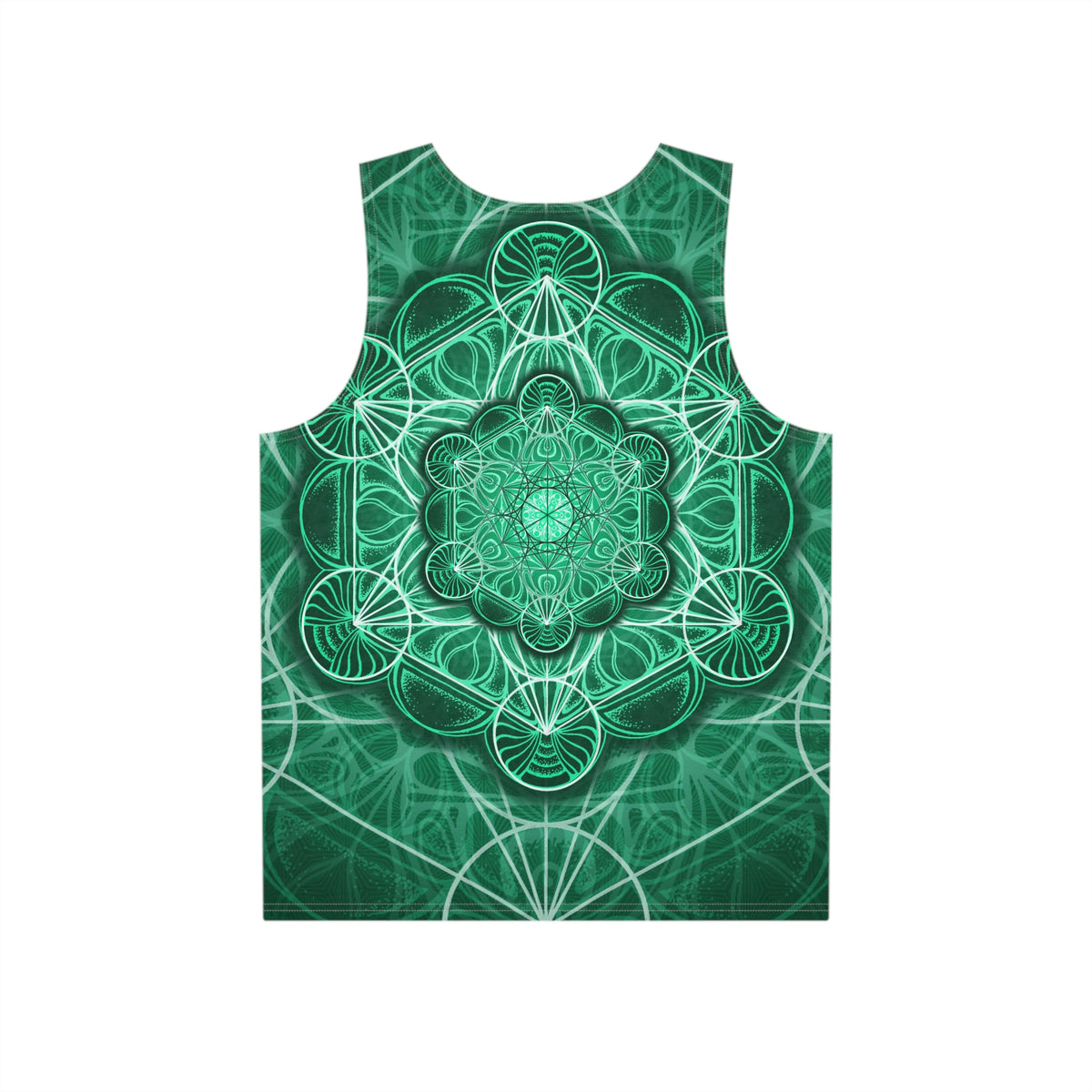 Metatron's Cube Mandala Men's Tank
