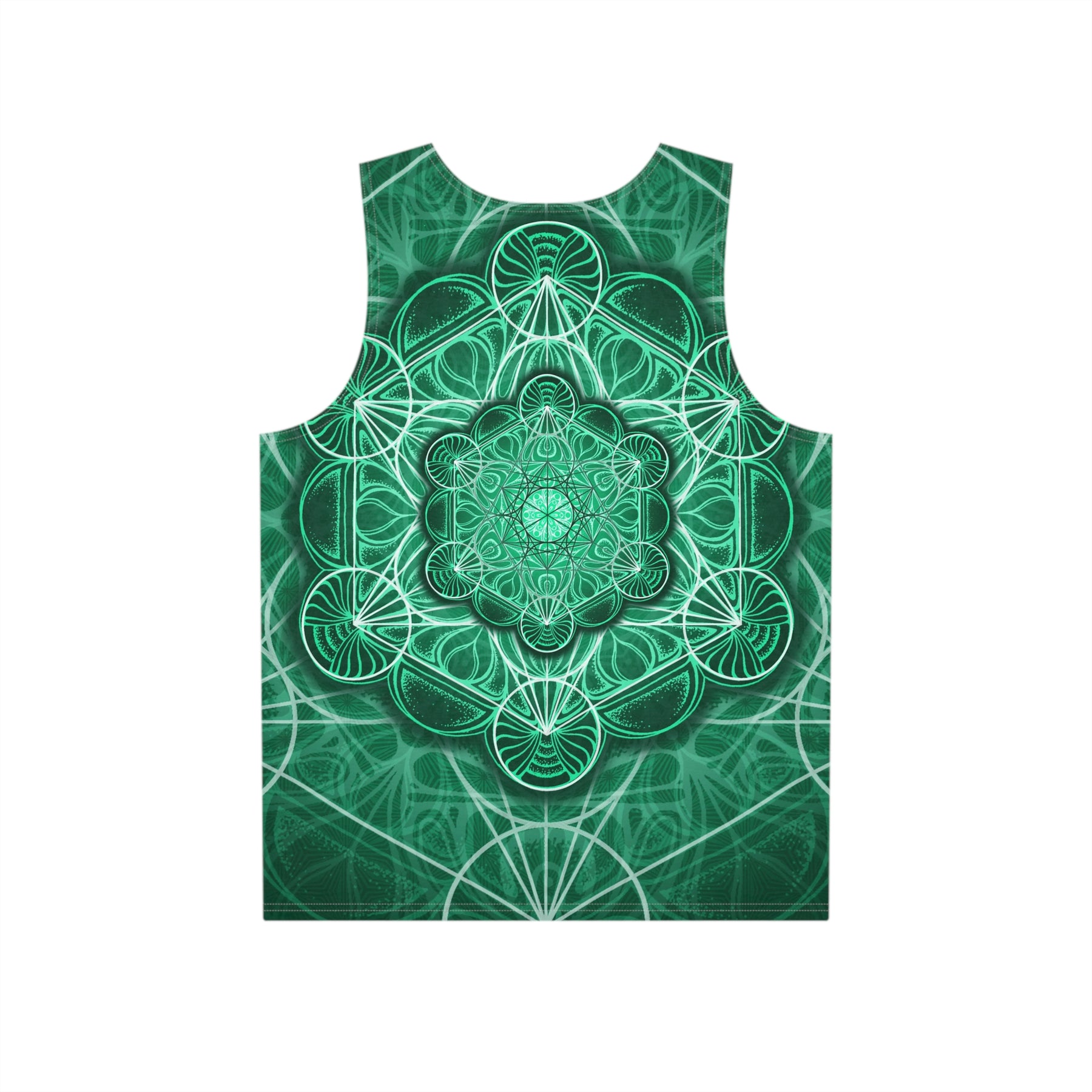 Metatron's Cube Mandala Men's Tank