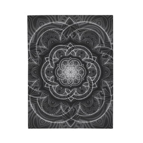 Flower of Life Velveteen Plush Blanket