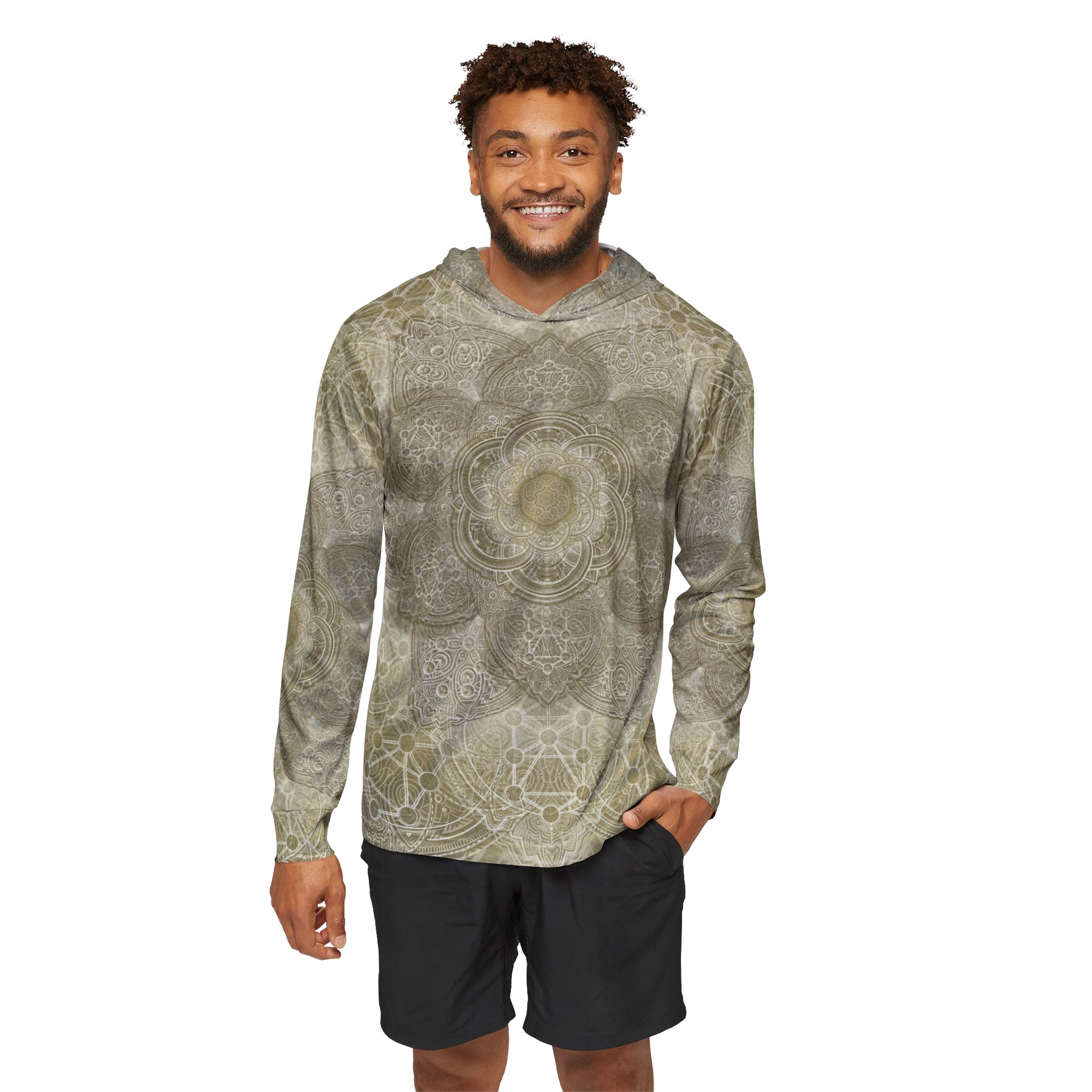 Sacred Geometry Men's Sun Hoodie