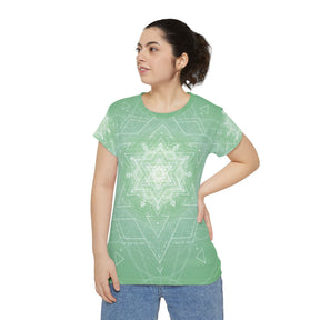 Mint Mandala - Women's Short Sleeve Shirt