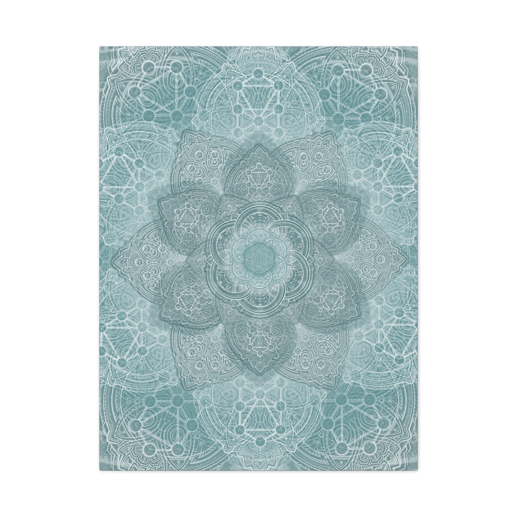 Sacred Geometry Mandal Canvas Print